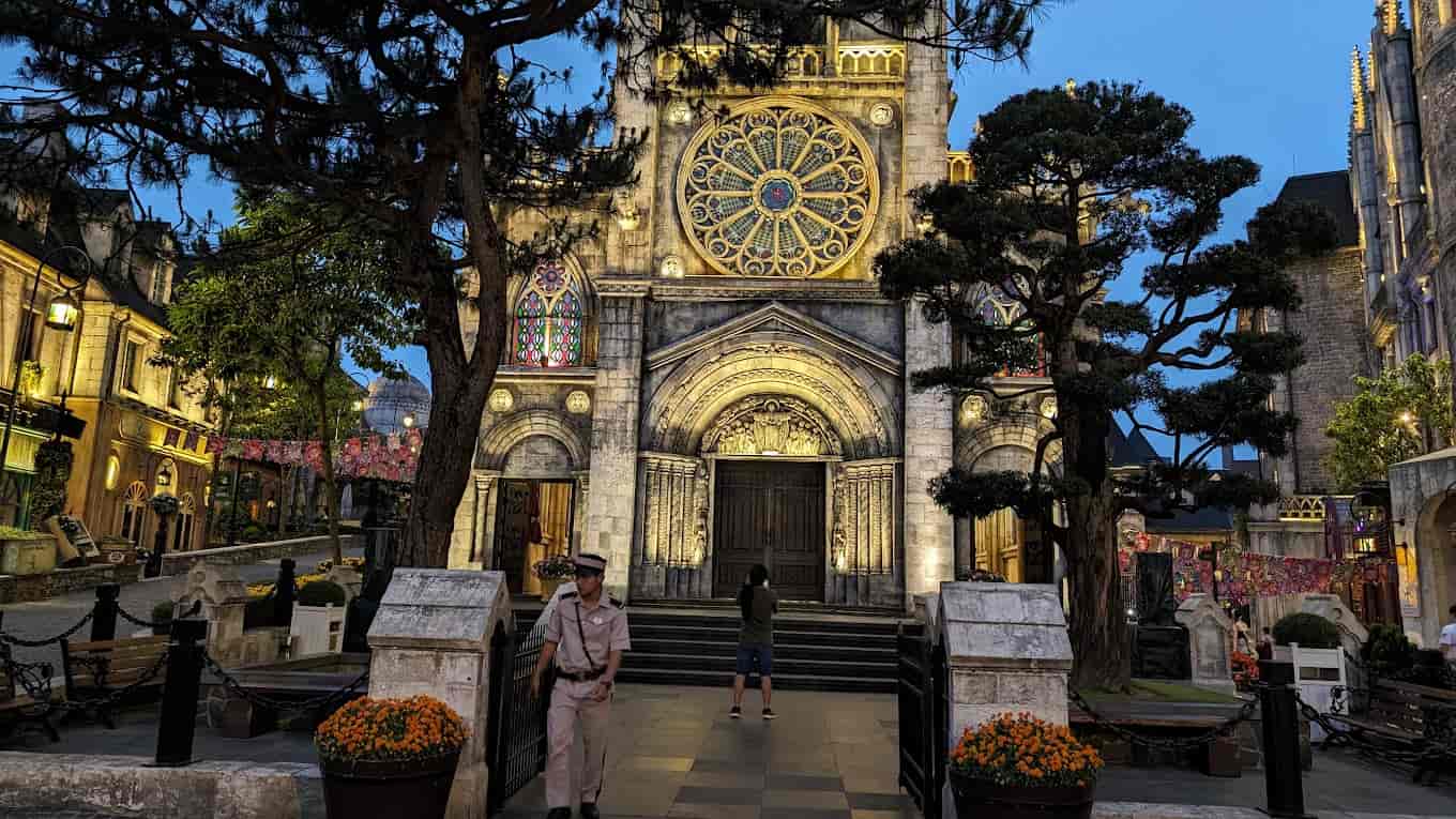 The French Village is an impressive tourist destination at Ba Na Hills