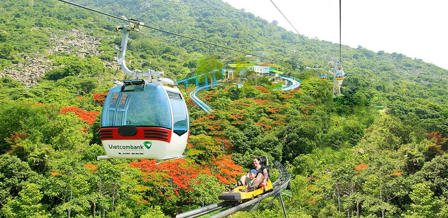 Panoramic view of Black Virgin Mountain from the cable car