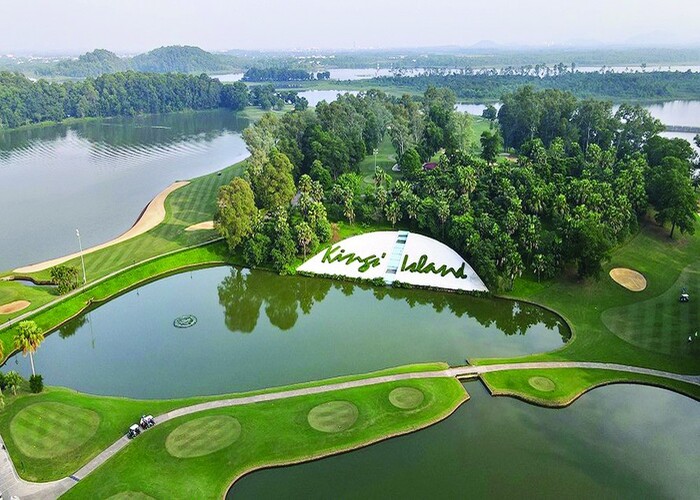 BRG Kings Island Golf Course in Đồng Mô, Hanoi, featuring Lakeside, Mountainview, and King’s Course