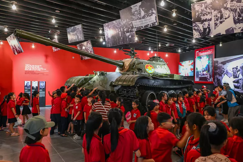 Tank 843, used in key battles including the liberation of Huế and Đà Nẵng, displayed at the Vietnam Military History Museum.