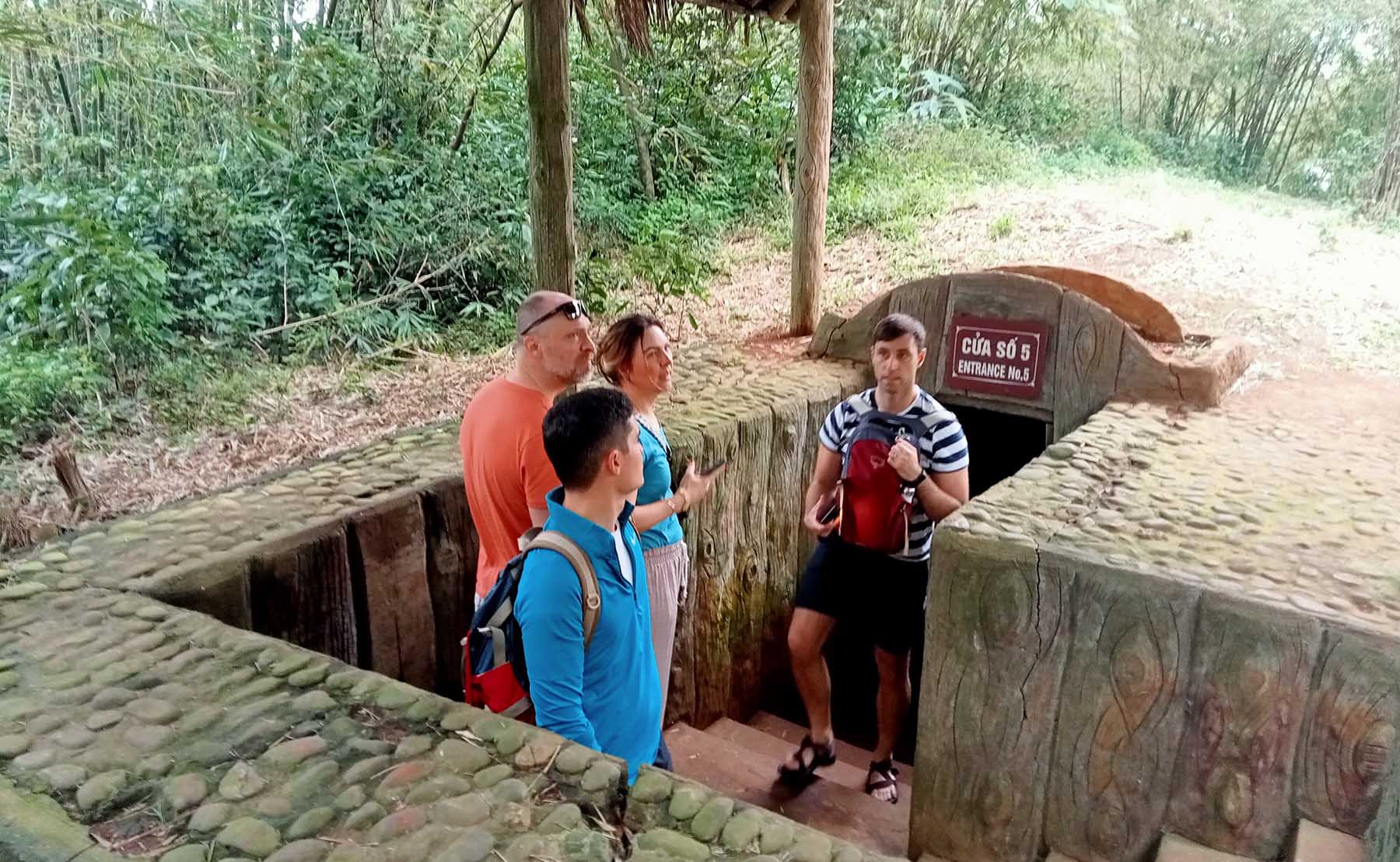 Underground tunnel system at Vinh Moc in Quang Tri, Vietnam